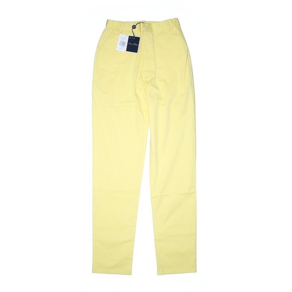 Oscar de la Renta Girls Size 16Y Sunbeam Yellow Cotton Pants MSRP: $135